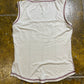 Ici & Maintenant Sleeveless Top White Red 2000s y2k - M