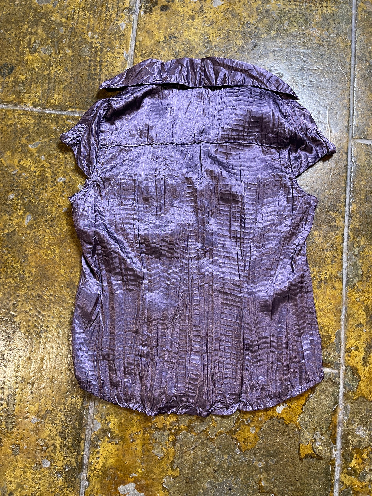 Xanaka Short Sleeve Top Purple 2000s y2k - XS/S