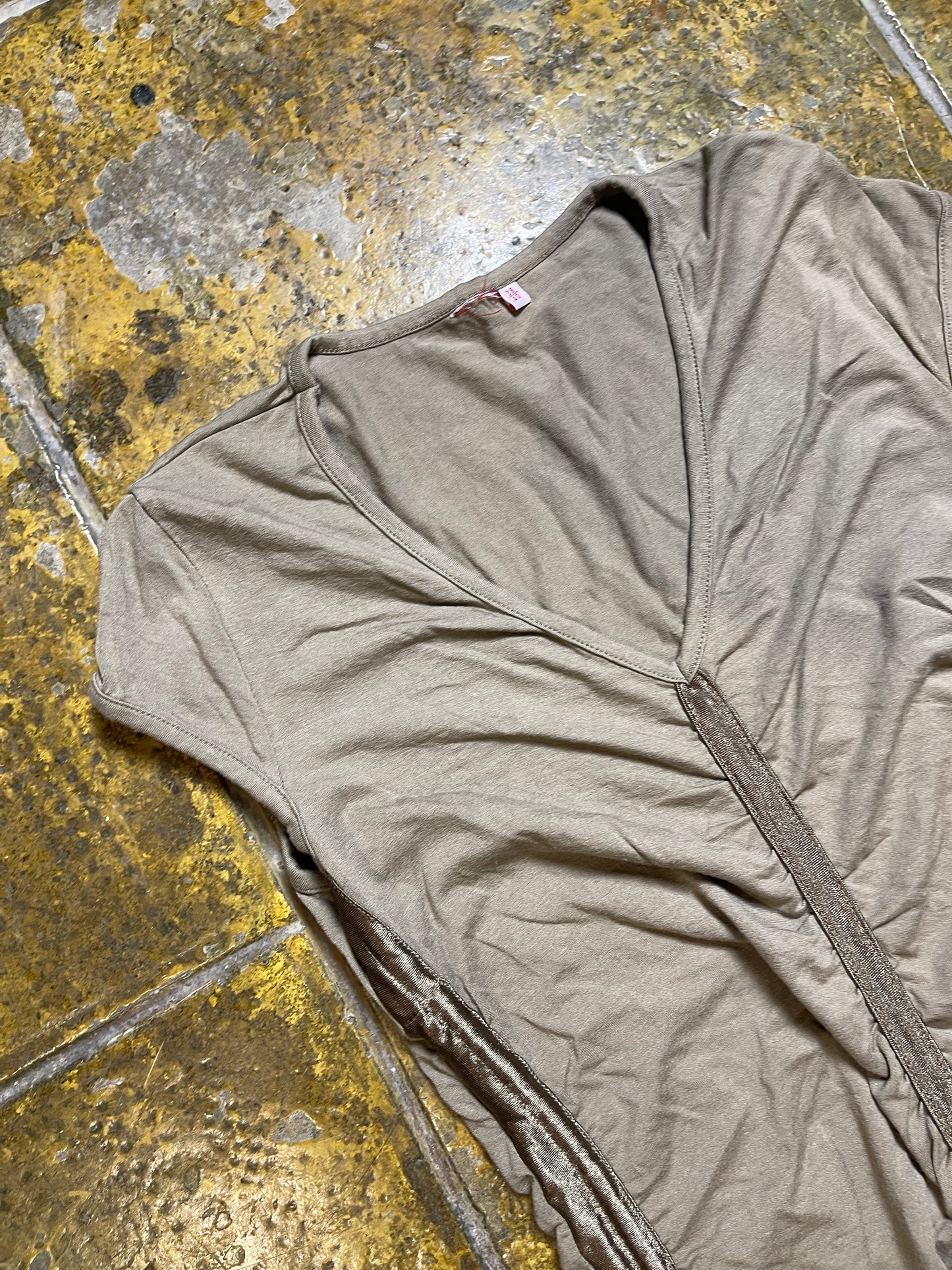 Sleeveless Top Khaki 2000s y2k - M/L