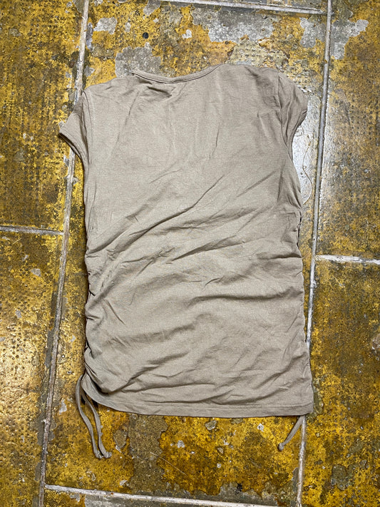 Sleeveless Top Khaki 2000s y2k - M/L