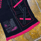 Short Sleeve Top Black Pink 2000s y2k - S
