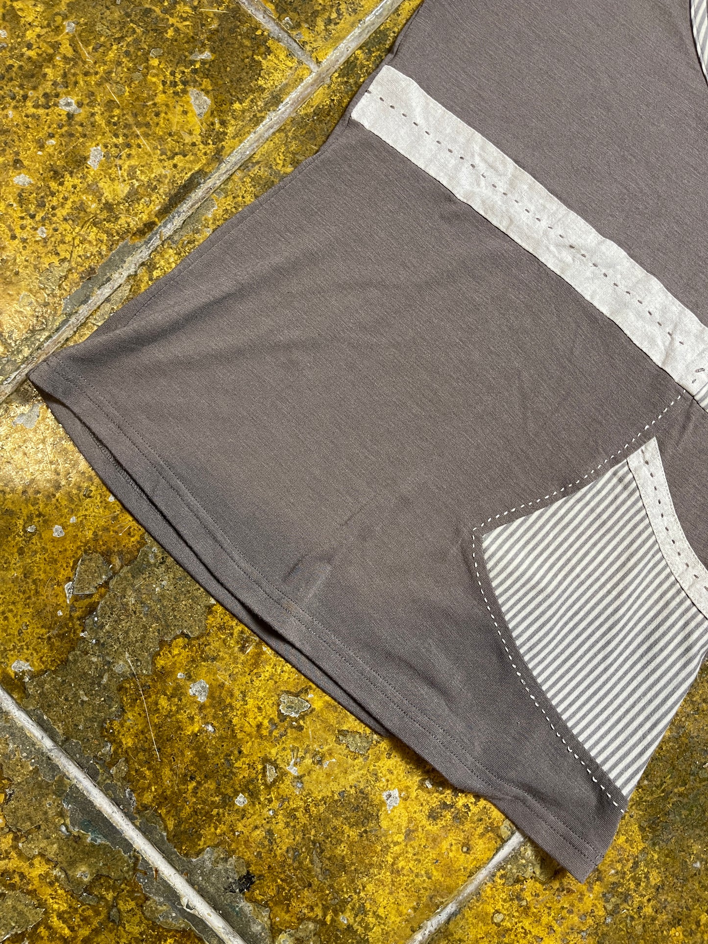 La Voila Short Sleeve Top Gray 2000s y2k - S