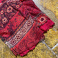 Patrice Breal Short Sleeve See Through Top Red 2000s y2k - M