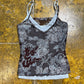 Mexx Sleeveless Top Turquoise Brown 2000s y2k - XS