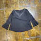 Fly Up Long Sleeve Top Gray 2000s y2k - S