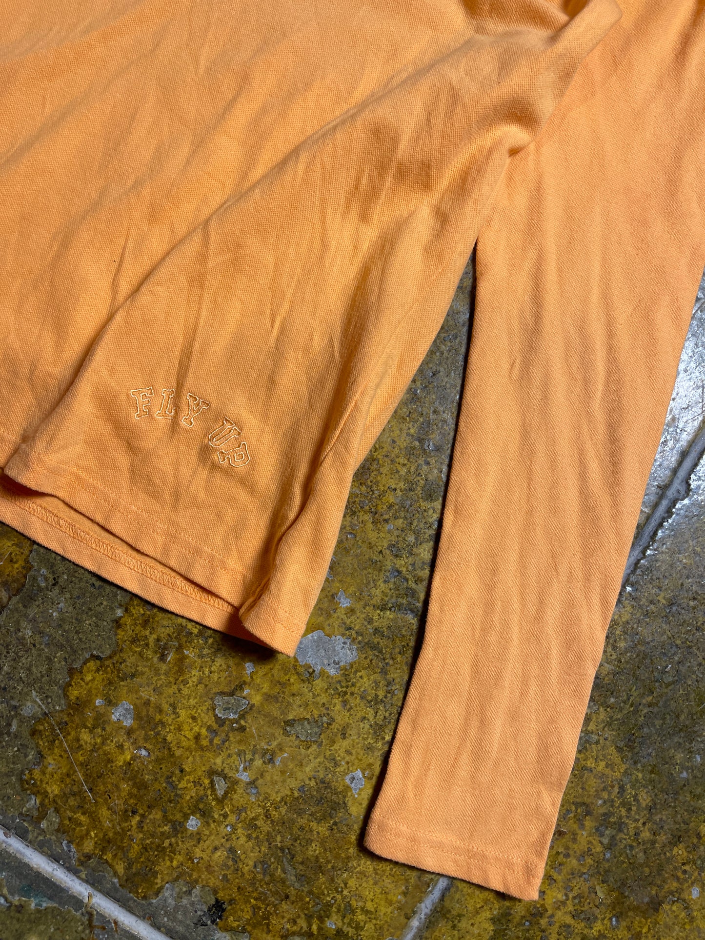Fly Up Long Sleeve Top Orange 2000s y2k - S