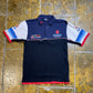 Crescent Suzuki GsxR Racing Polo Shirt Navy 2000s y2k - M