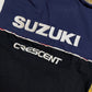 Crescent Suzuki GsxR Racing Polo Shirt Navy 2000s y2k - M