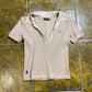 Fly Up Short Sleeve Top Beige 2000s y2k - S