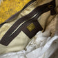 Just Cavalli Barrel Shoulder Bag Gold Brown Leather 2000s y2k