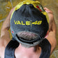 Valentino Rossi Vale 46 Cap Yellow Black 2000s y2k Racing
