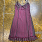 Ou Soleil Sleeveless Dress Gray Purple 2000s y2k Fairy - S