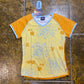 Mistral Short Sleeve Top Orange Blue 2000s y2k Deadstock - L
