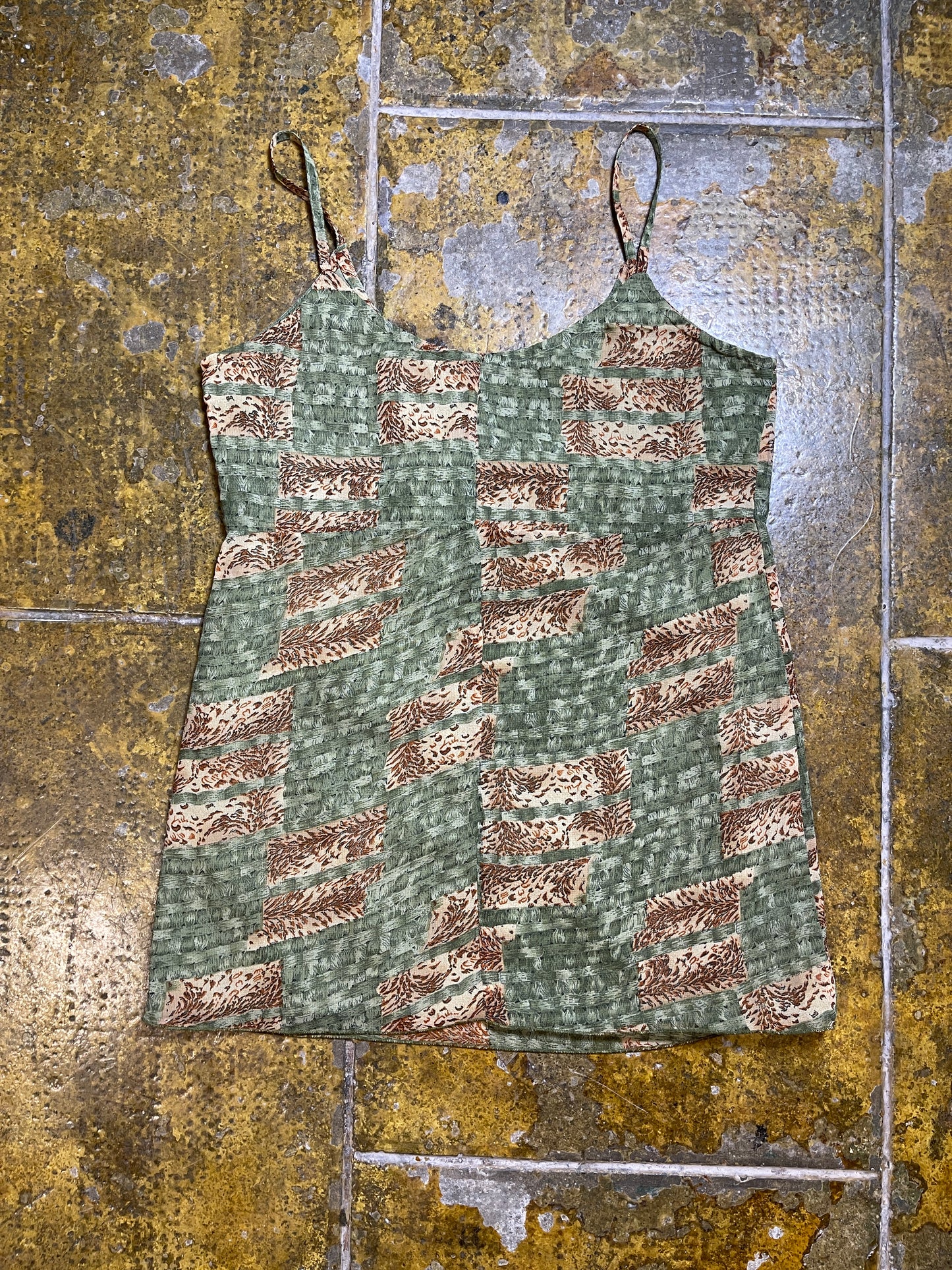 Liorina Sleeveless Top Green 2000s y2k - M/L