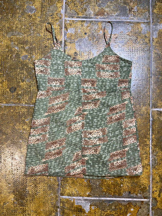 Liorina Sleeveless Top Green 2000s y2k - M/L
