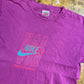 Vintage Nike T-Shirt Purple 1980s - M