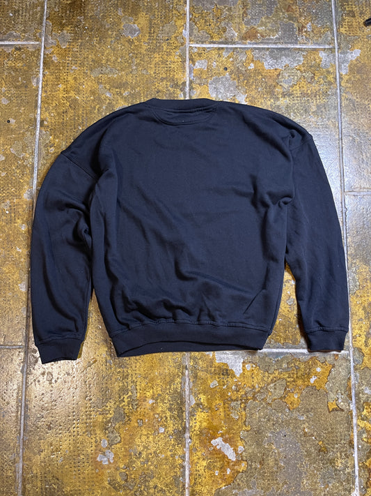 Vintage Reebok Sweatshirt Black 1990s - Xl