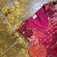 In Extenso See Through Sleeveless Top Red Pink 2000s y2k - XXXL