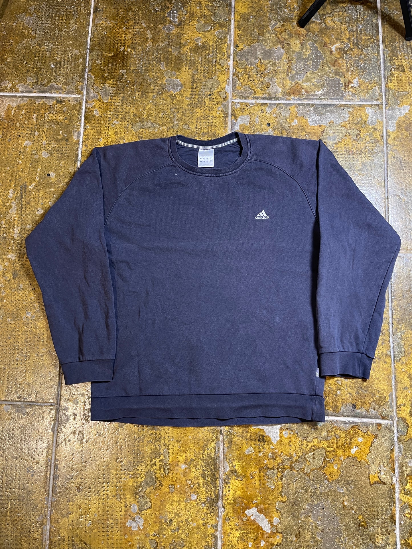 Adidas Sweatshirt Navy 2000s y2k - XL