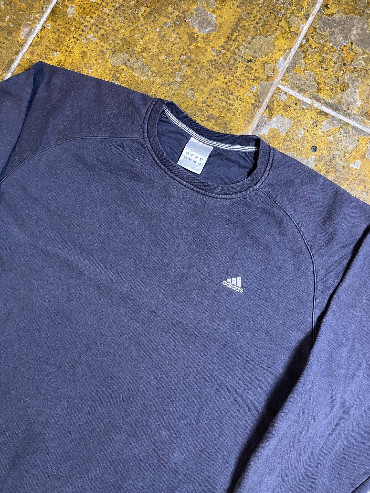 Adidas Sweatshirt Navy 2000s y2k - XL