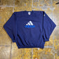Vintage Adidas Sweatshirt Navy 2000s y2k - XXL