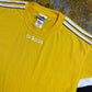 Vintage Adidas T-Shirt Yellow 2000s y2k - L
