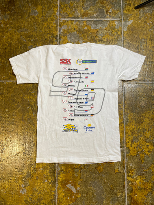 Suzuki Alstare Corona Extra Racing T-Shirt White 2000s y2k - M