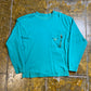 Vintage MCM Sweatshirt Turquoise Green 1990s - L