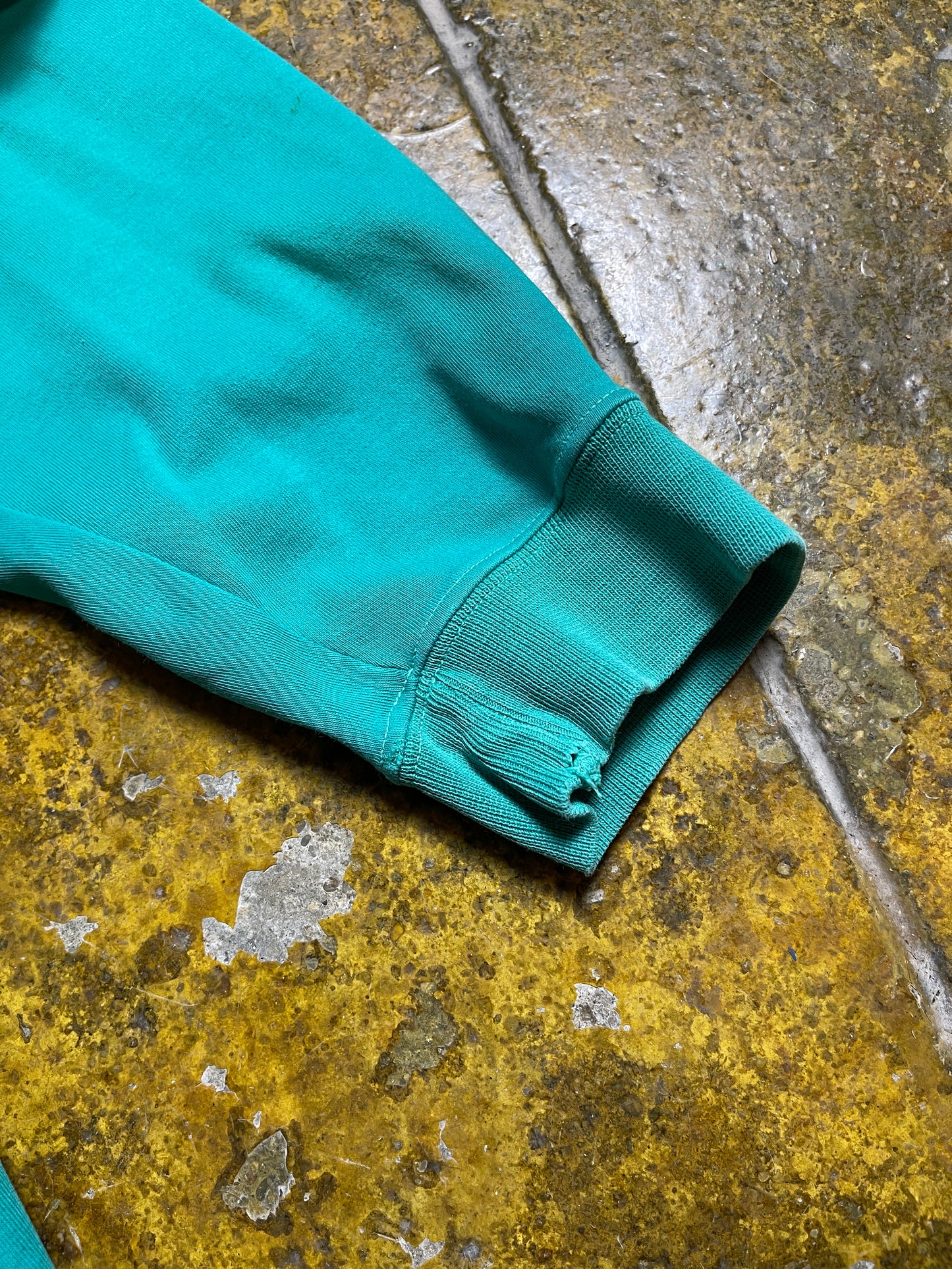 Vintage MCM Sweatshirt Turquoise Green 1990s - L