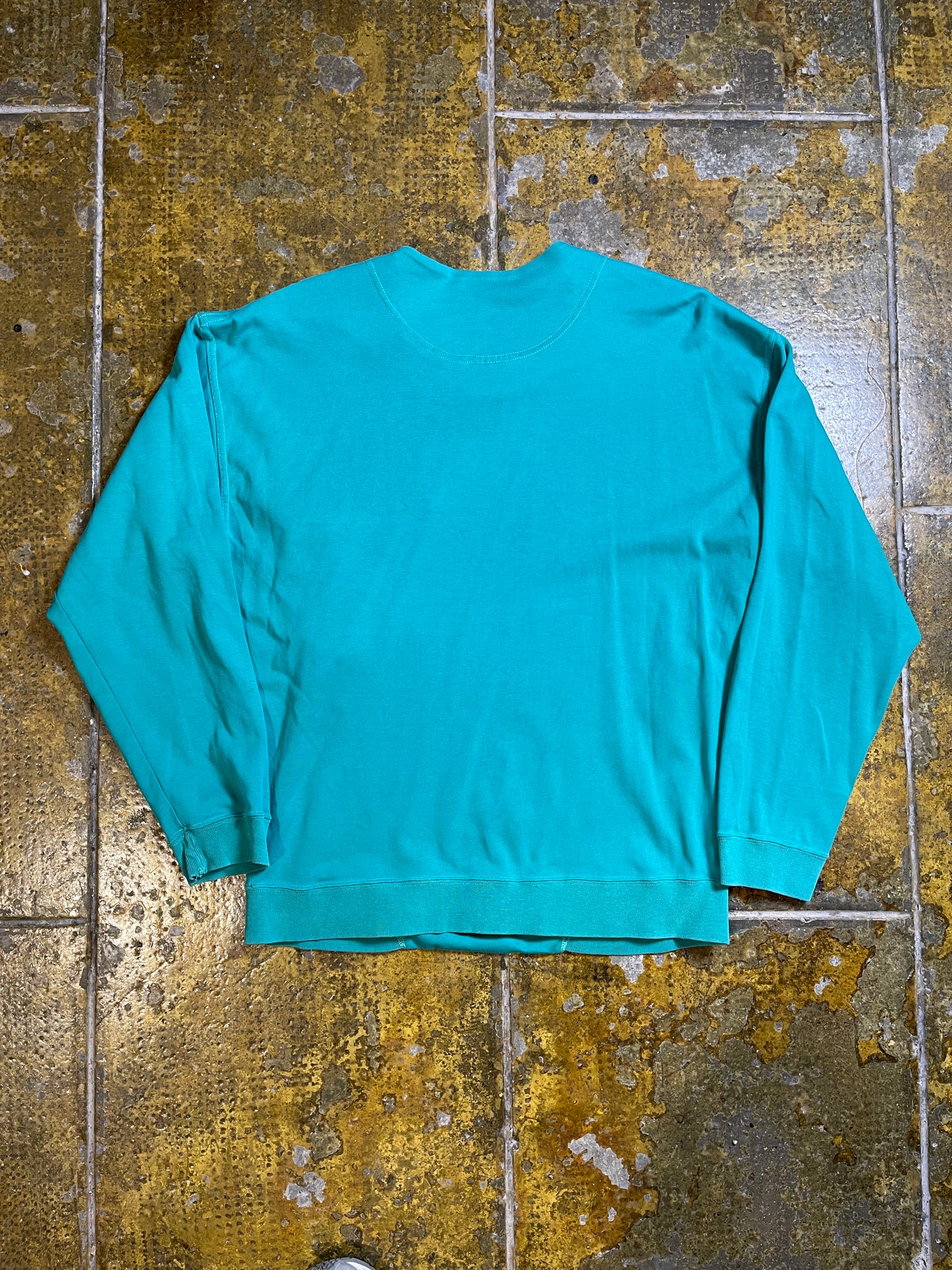 Vintage MCM Sweatshirt Turquoise Green 1990s - L