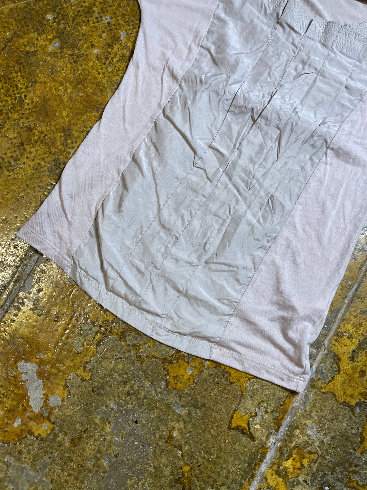 Adolfo Dominguez Short Sleeve Top Gray Cream - M