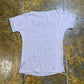Adolfo Dominguez Short Sleeve Top Gray Cream - M
