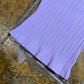 Misskow Short Sleeve Top Purple Lavender 2000s y2k - XL/XXL