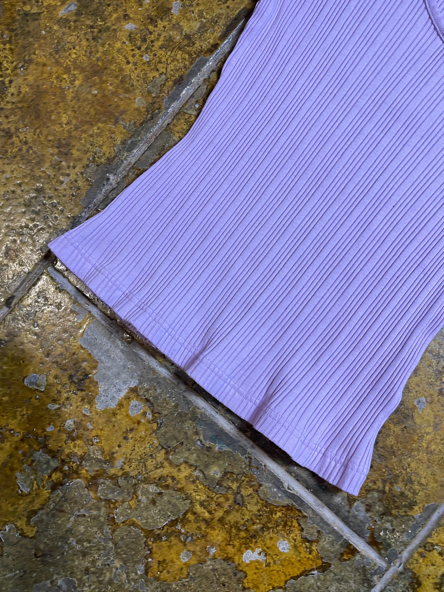 Misskow Short Sleeve Top Purple Lavender 2000s y2k - XL/XXL