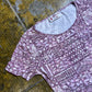 Armand Thiery Short Sleeve Top Pink Purple 2000s y2k - S