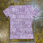 Armand Thiery Short Sleeve Top Pink Purple 2000s y2k - S
