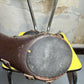 2000s Fendi Stampede Wooden High Heel Mules Y2k Brown - 38