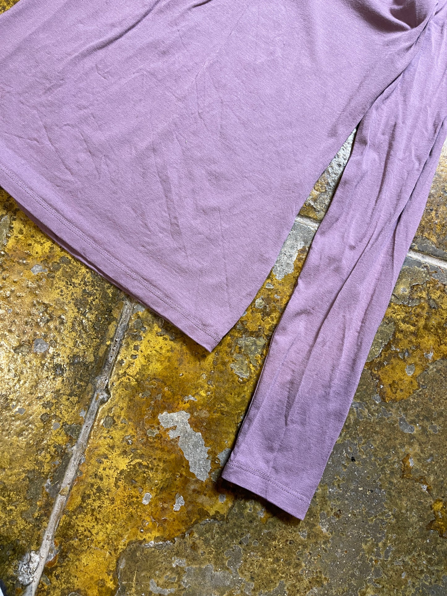 Camaieu Long Sleeve Top Purple 2000s y2k - S