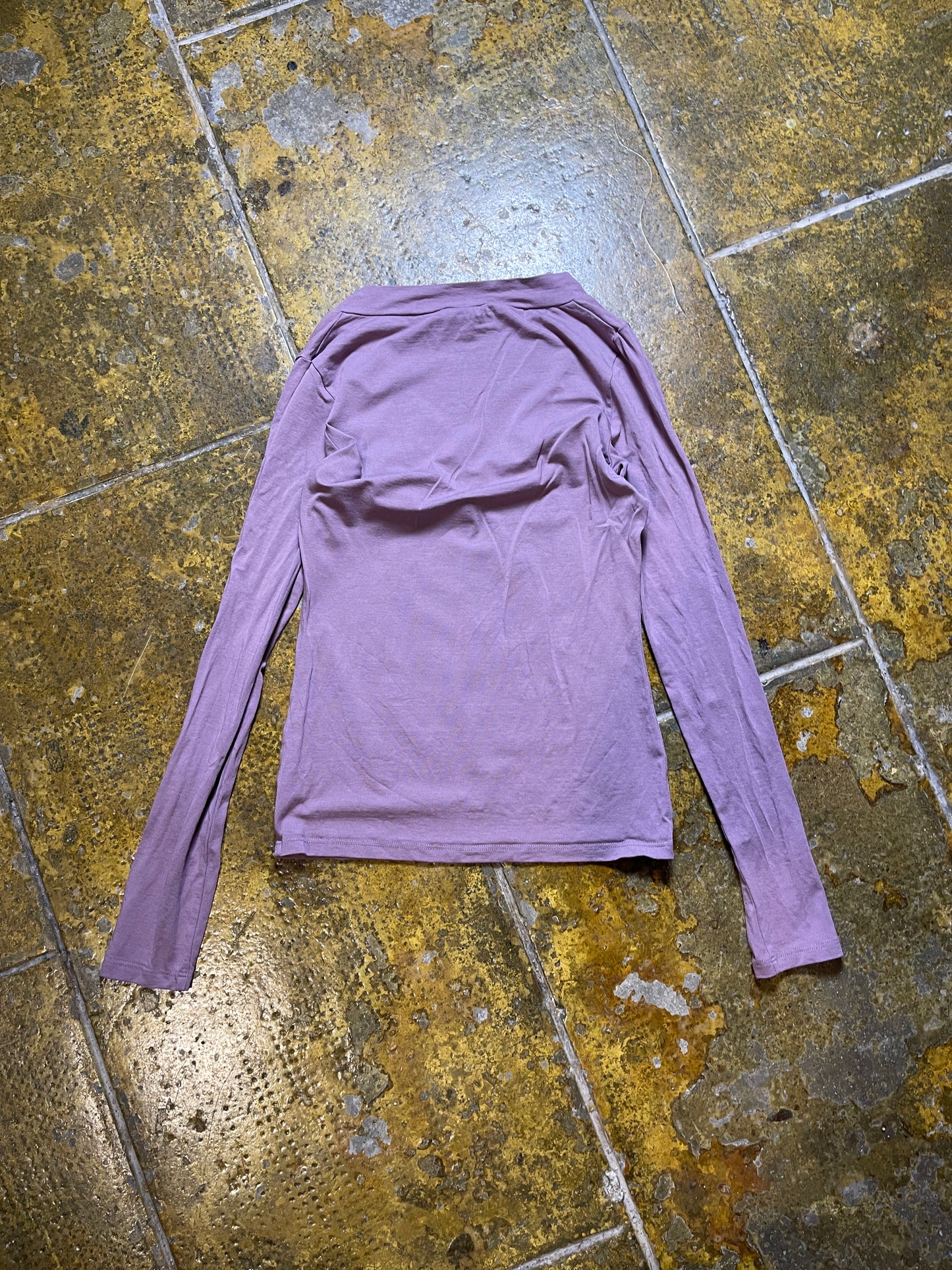 Camaieu Long Sleeve Top Purple 2000s y2k - S
