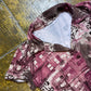 Short Sleeve Top Brown Pink 2000s y2k - M/L