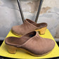 2000s UGG Australia Abbie Clog Suede Leather Brown - 39