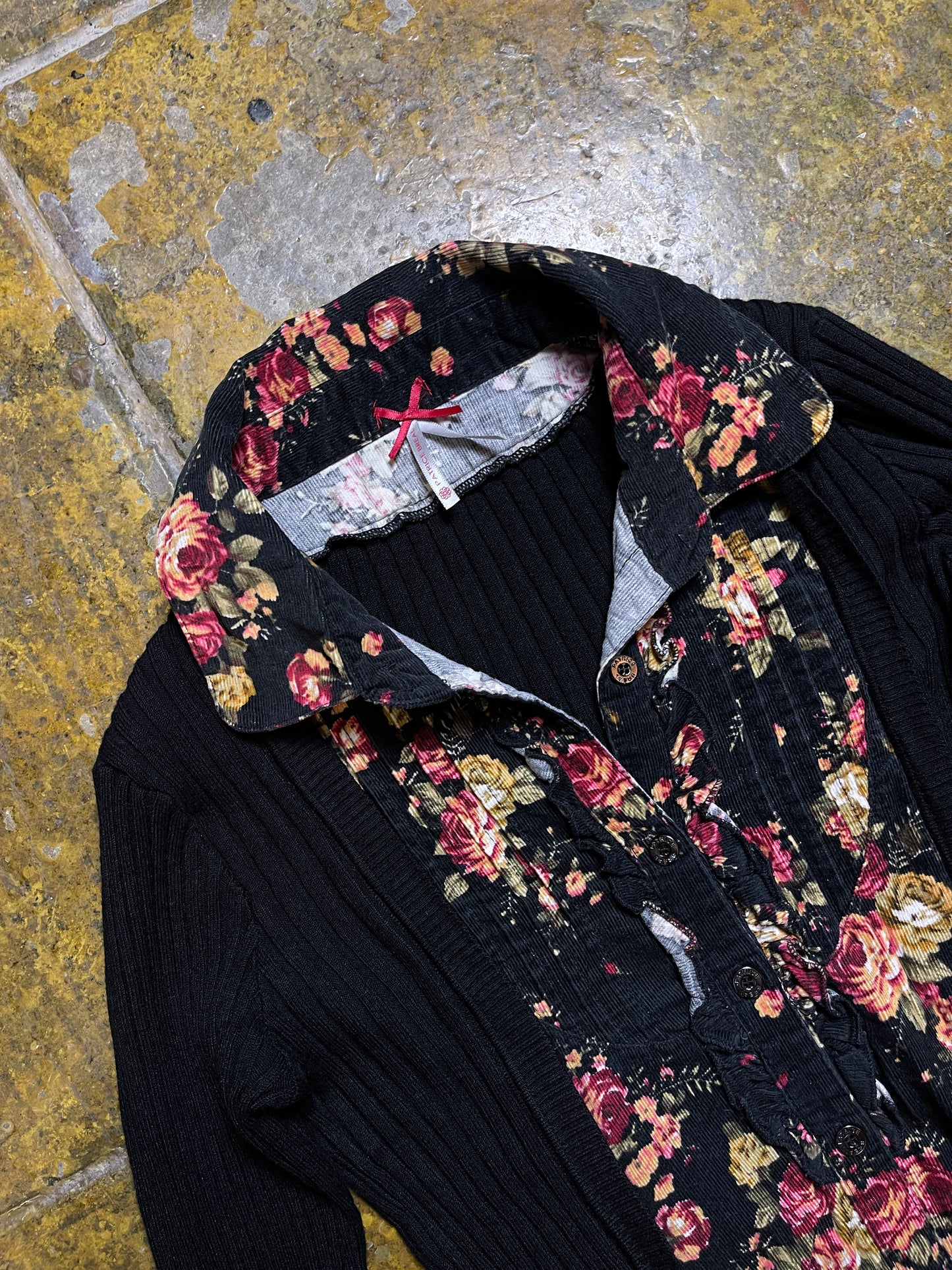 Patrice Breal Long Sleeve Top Black 2000s y2k - S