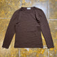 Selektiv Long Sleeve Top Brown 2000s y2k - M