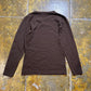 Selektiv Long Sleeve Top Brown 2000s y2k - M