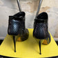 Y2k Alexander McQueen Iridescent Python Platform Heels Night Blue/Purple - 36