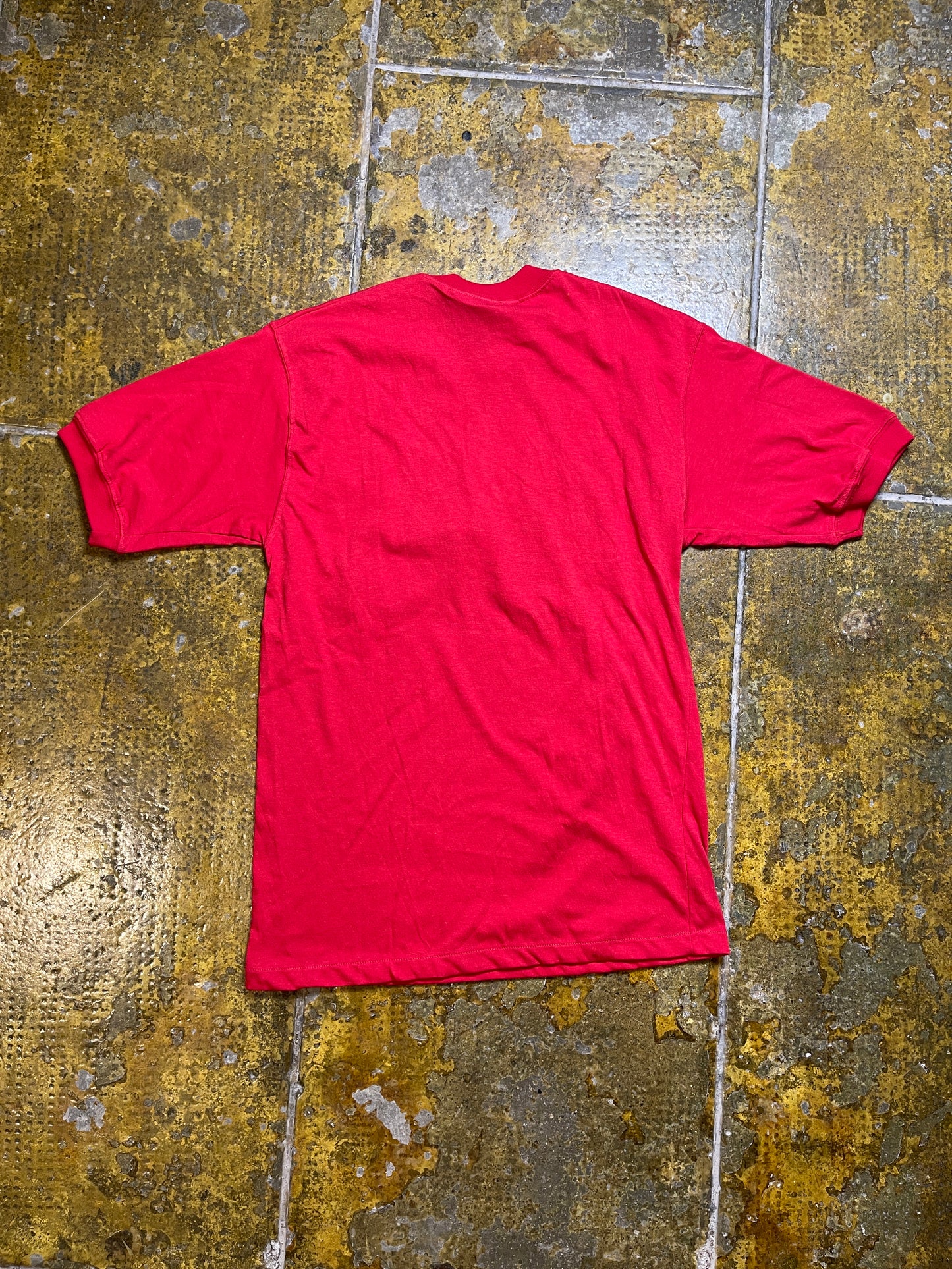 Vintage Kappa Sport USA Nebraska National Park 1980s Red Deadstock - S/M