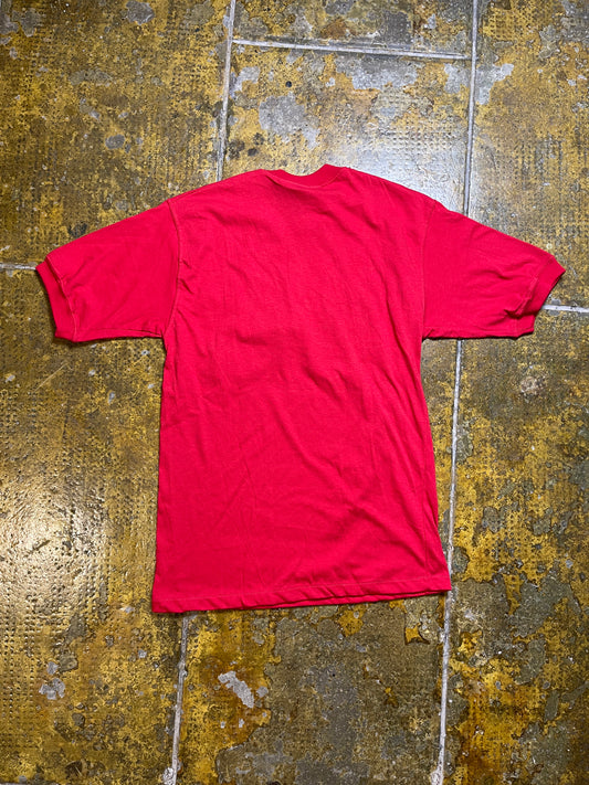 Vintage Kappa Sport USA Nebraska National Park 1980s Red Deadstock - S/M