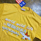 Vintage Kappa Sport Nebraska National Park 1980s Yellow Deadstock - S/M