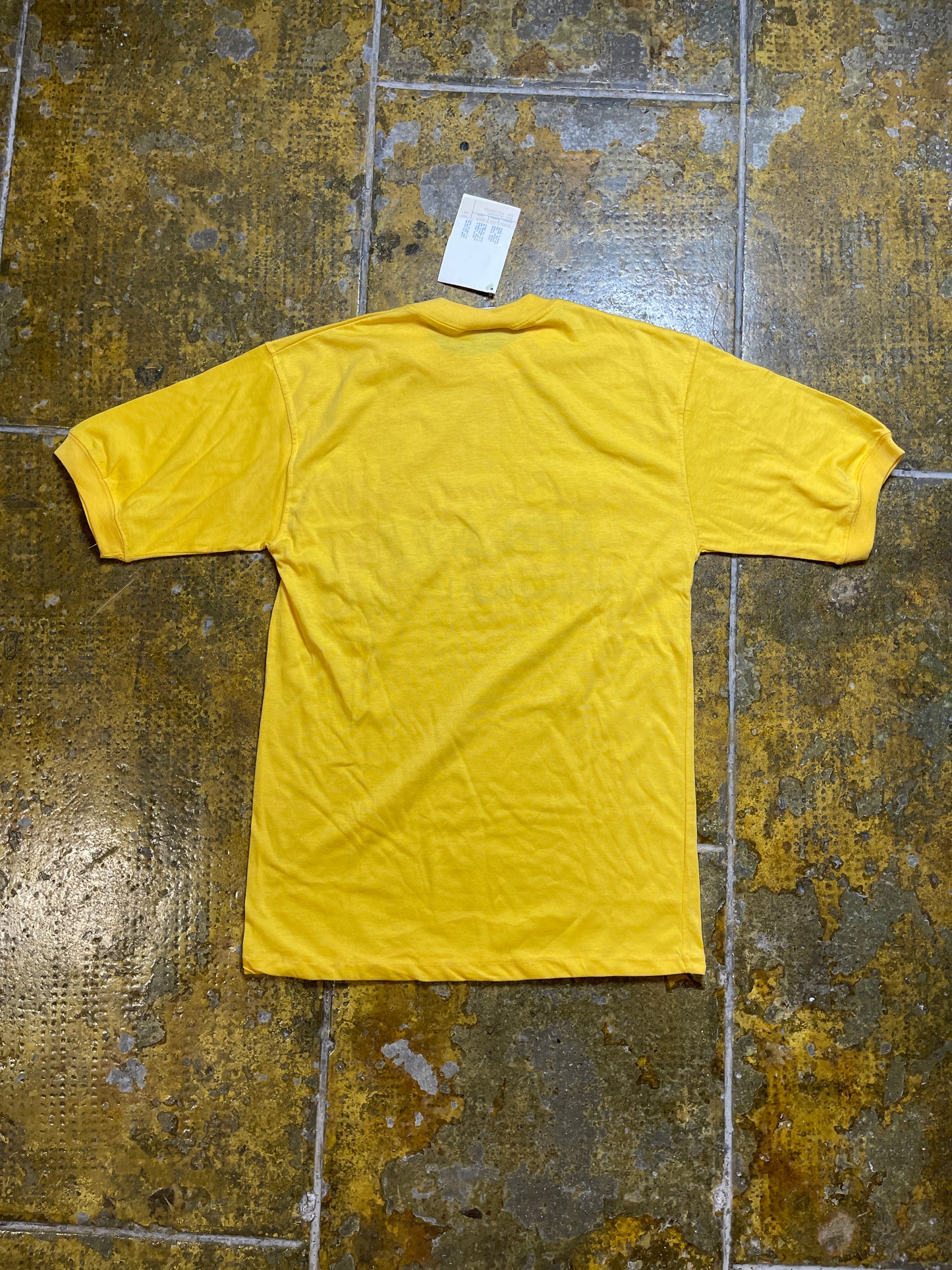Vintage Kappa Sport Nebraska National Park 1980s Yellow Deadstock - S/M