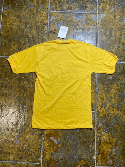Vintage Kappa Sport Nebraska National Park 1980s Yellow Deadstock - S/M